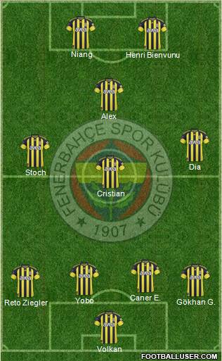 Fenerbahçe SK Formation 2011