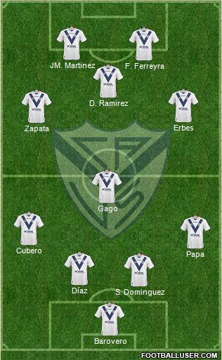 Vélez Sarsfield Formation 2011