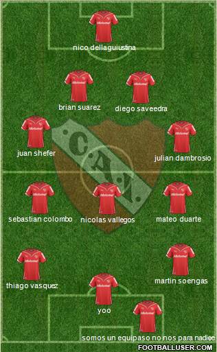 Independiente Formation 2011