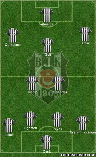 Besiktas JK Formation 2011