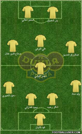 Dukla Prague Formation 2011