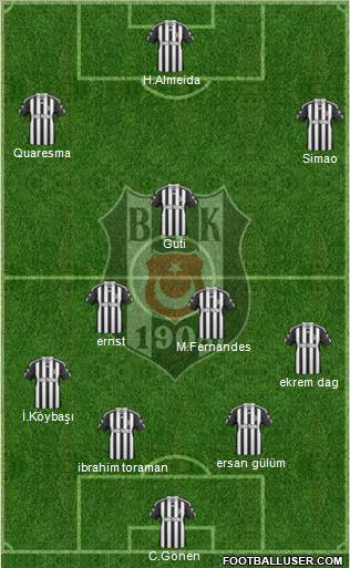 Besiktas JK Formation 2011