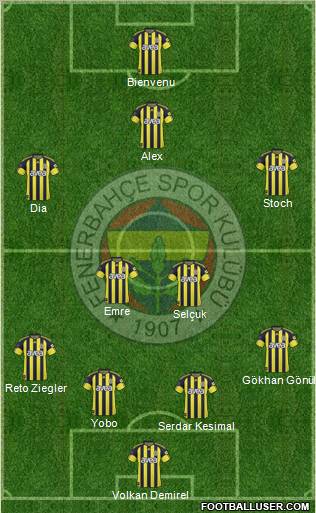 Fenerbahçe SK Formation 2011