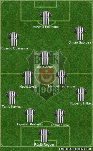 Besiktas JK Formation 2011