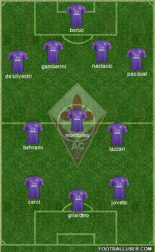 Fiorentina Formation 2011