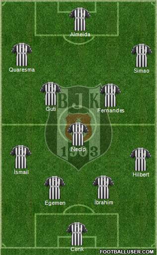 Besiktas JK Formation 2011