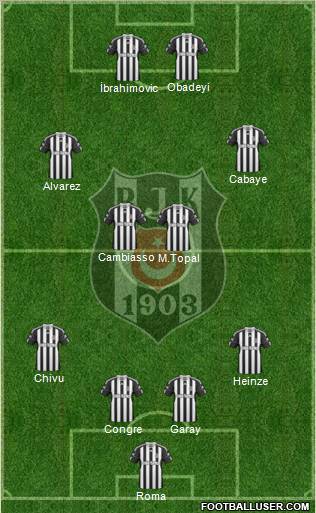 Besiktas JK Formation 2011