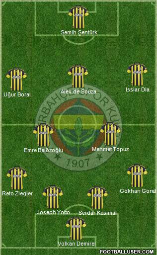 Fenerbahçe SK Formation 2011