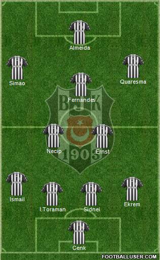 Besiktas JK Formation 2011