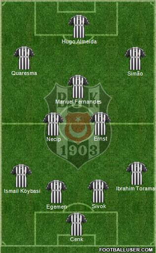 Besiktas JK Formation 2011