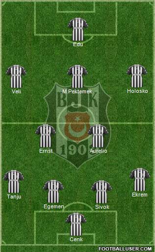 Besiktas JK Formation 2011
