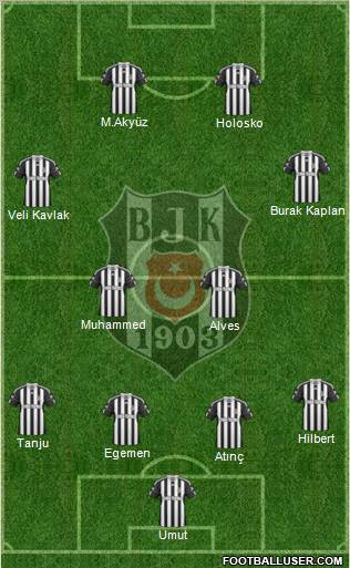 Besiktas JK Formation 2011