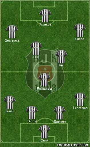 Besiktas JK Formation 2011