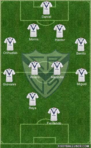 Vélez Sarsfield Formation 2011