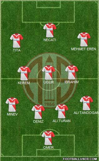 Antalyaspor A.S. Formation 2011