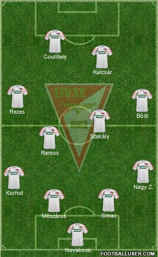 Debreceni VSC Formation 2011