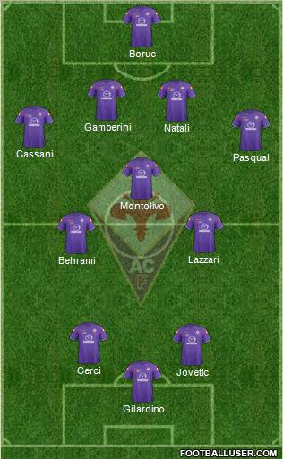 Fiorentina Formation 2011