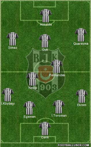 Besiktas JK Formation 2011