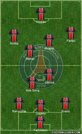 Paris Saint-Germain Formation 2011