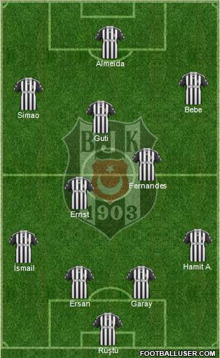 Besiktas JK Formation 2011
