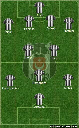 Besiktas JK Formation 2011