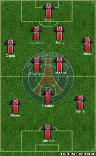 Paris Saint-Germain Formation 2011