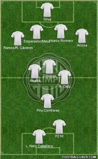 C Olimpia Formation 2011