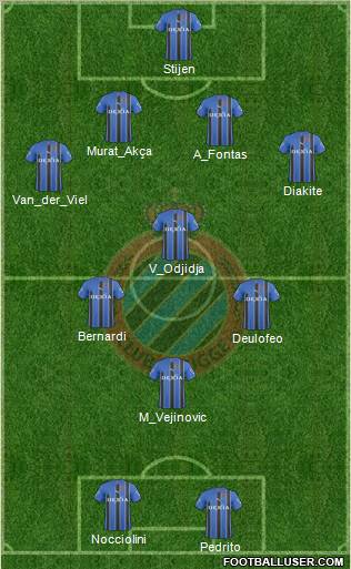 Club Brugge KV Formation 2011