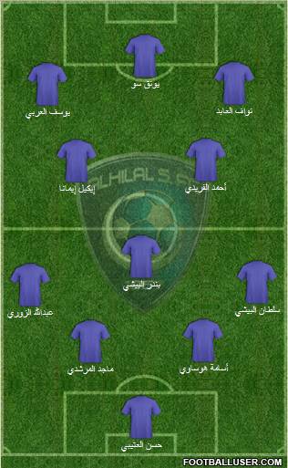 Al-Hilal (KSA) Formation 2011