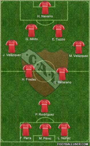 Independiente Formation 2011