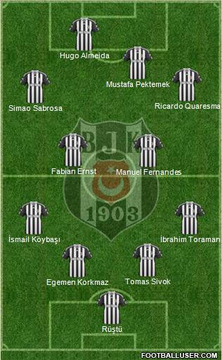 Besiktas JK Formation 2011