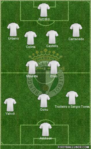 Burgos C.F., S.A.D. Formation 2011