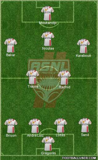 A.S. Nancy Lorraine Formation 2011