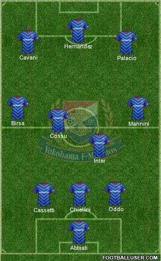 Yokohama F Marinos Formation 2011