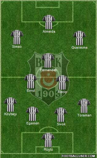 Besiktas JK Formation 2011
