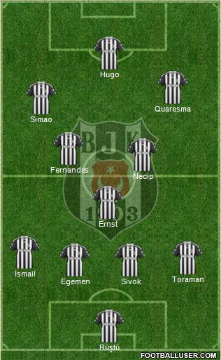 Besiktas JK Formation 2011