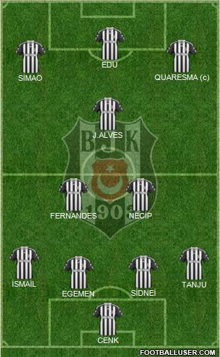 Besiktas JK Formation 2011
