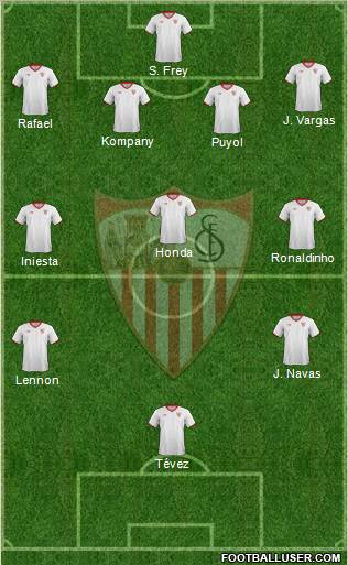 Sevilla F.C., S.A.D. Formation 2011