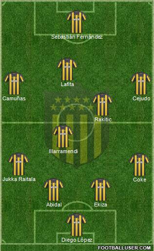 Club Atlético Peñarol Formation 2011