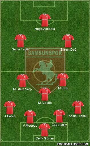 Samsunspor Formation 2011