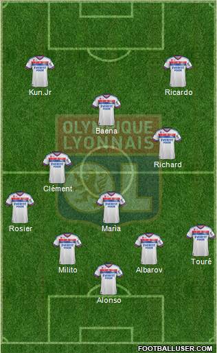 Olympique Lyonnais Formation 2011