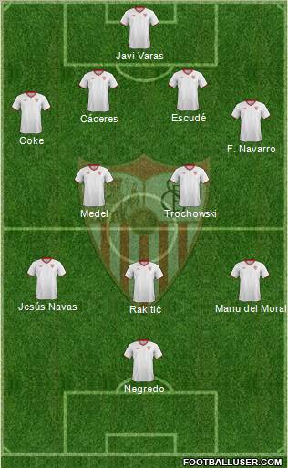 Sevilla F.C., S.A.D. Formation 2011