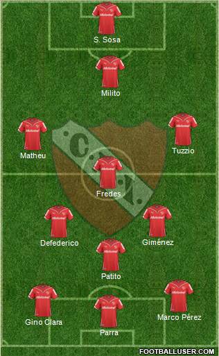 Independiente Formation 2011