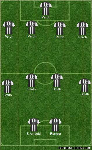 Newcastle United Formation 2011