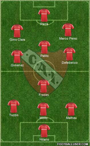 Independiente Formation 2011