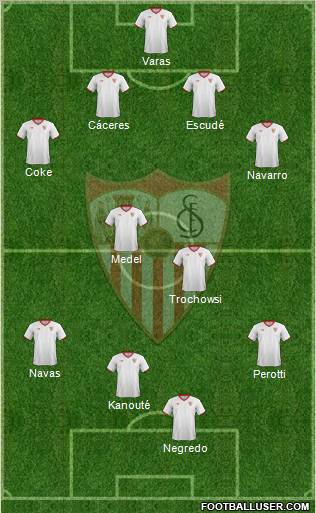 Sevilla F.C., S.A.D. Formation 2011