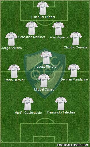 Quilmes football formation