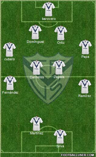 Vélez Sarsfield Formation 2011