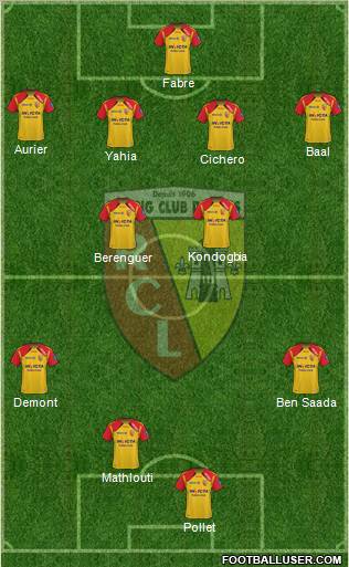 Racing Club de Lens Formation 2011