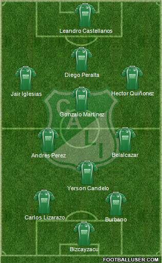 AC Deportivo Cali football formation